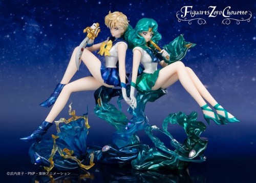 sailormooncollectibles: NEW Gorgeous Sailor Uranus &amp; Sailor Neptune Figuarts Zero chouette F