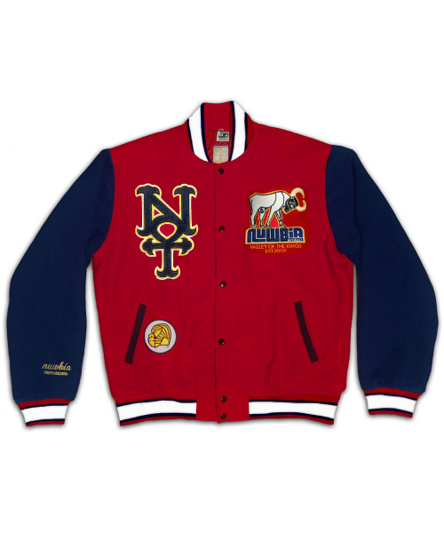 Nuwbia Exclusive // Valley Of The Kings Wool Varsity Jacket. For all the Young Bulls holdin&rsqu