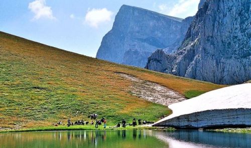 Dragon Lake of Tymfi mountain, Greece by Costas Zissis Photography. 