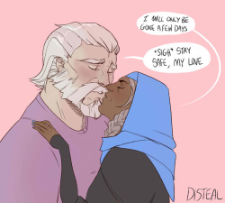 disteal: old people kissing are the most indulgent warmups