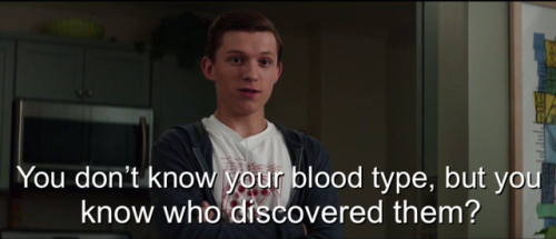starksquill:why know your blood type? not like he’s consistently almost dying on a second to second 
