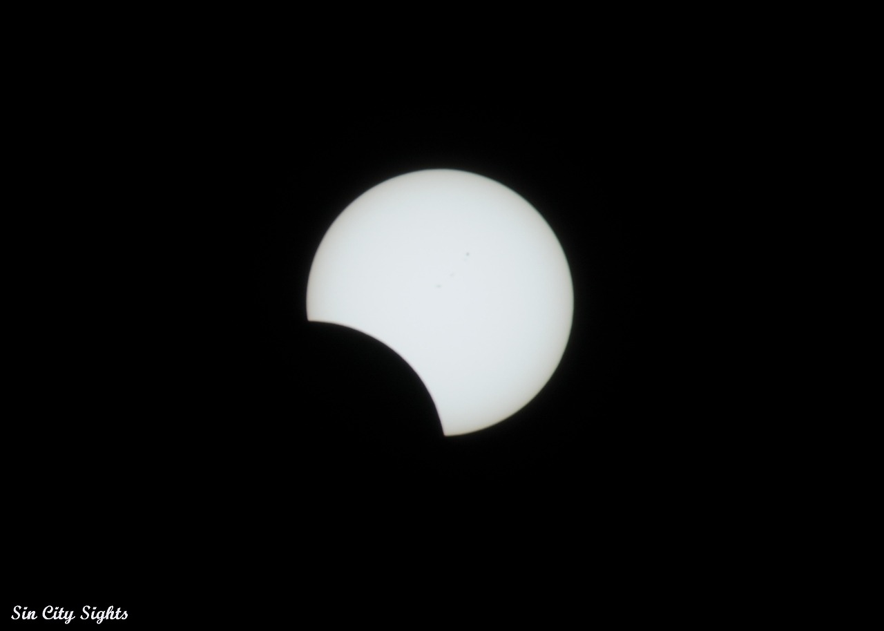 I never did post any of the shots I took up in Idaho of the solar eclipse. You can