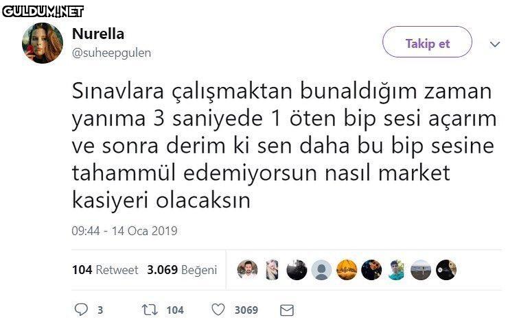 Sınavlara çalişmaktan...