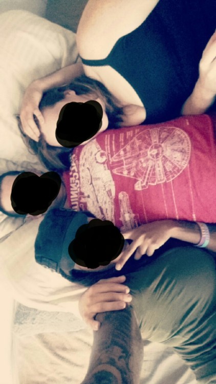 My husband and our beautiful gf! Her hubs is our bff…such a perfect arrangement. So lucky #po