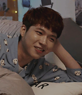 damn-it-sungyeol:  Cute Woohuyn in his cute panda PJs