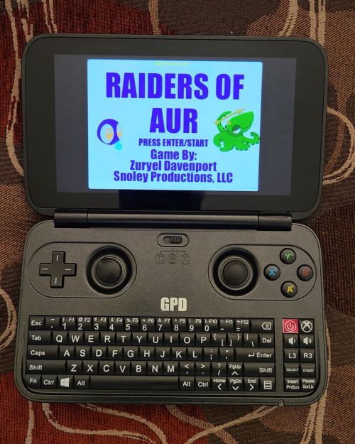 Testing out my newest indie game project on the GPD Win and it works great! Game demo out now! Get i