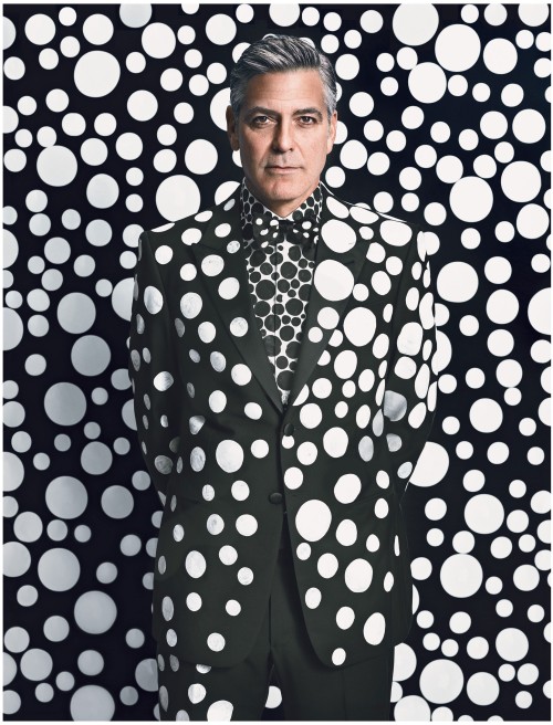 musfetish: George Clooney X Yayoi Kusama