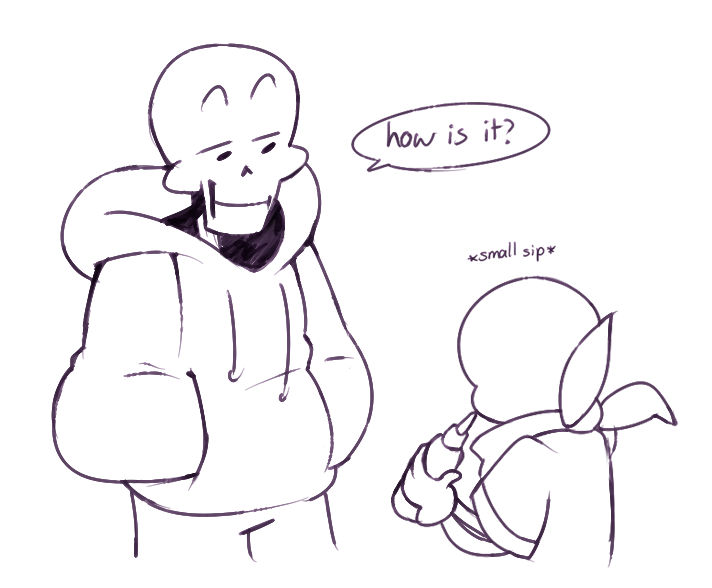 min-play:  What if UnderSwap Sans gets really really bad sugar highs.  He would be