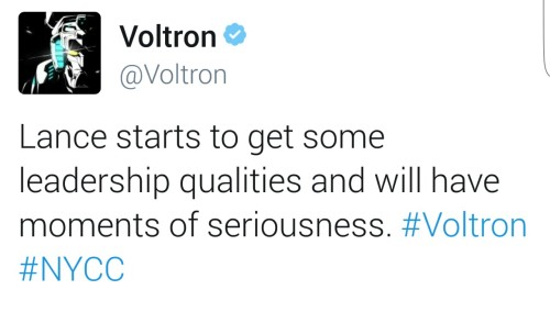 d3m0ndarks: voltrondefendersofklance: Some news from the voltron official tweeter and the NYCC2016 O