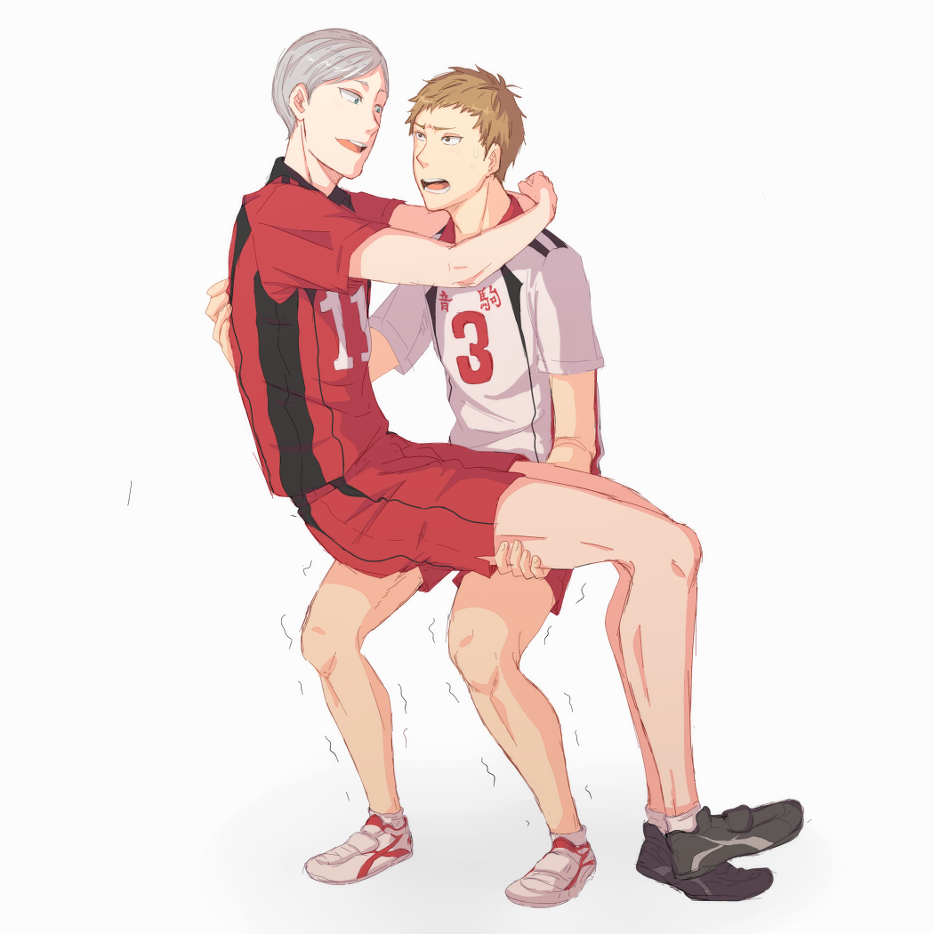 nihui-223art:Trying to carry your tall teammate ᕦ(ò_óˇ)ᕤ