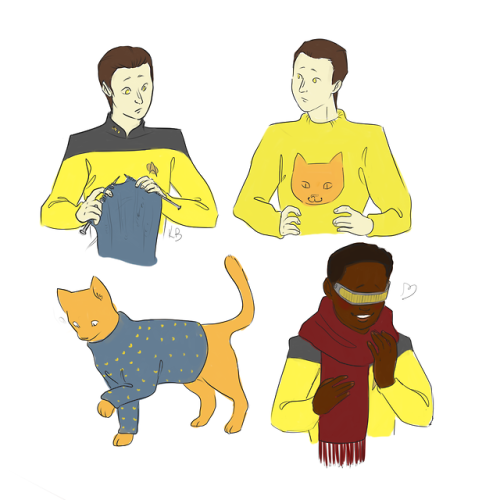 fawndoodle:i think data could knit very fast that’s my hypothesis