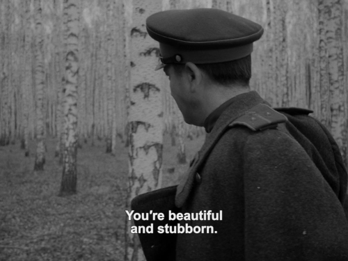 Ivan’s Childhood. Dir. Andrei Tarkovsky. 1962.