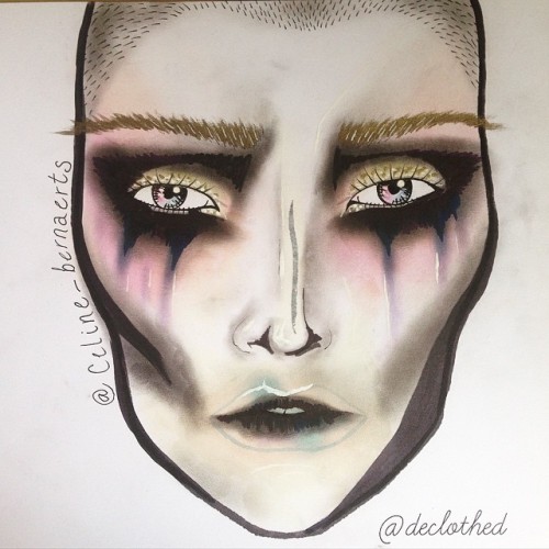 #makeupchart #macchart : dedicated to the amazing @celine_bernaerts