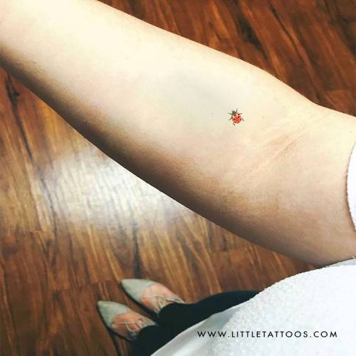 Temporary Tattoo 2 Ladybug Wrist Tattoos Body Art  Etsy