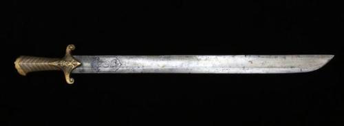 peashooter85:Saxon/Polish Jannissary’s sword, dated 1729.The Saxon Jannissary corps was a unit of Sa