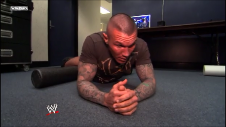 Stretching with Randy Orton! ;) I swear porn pictures