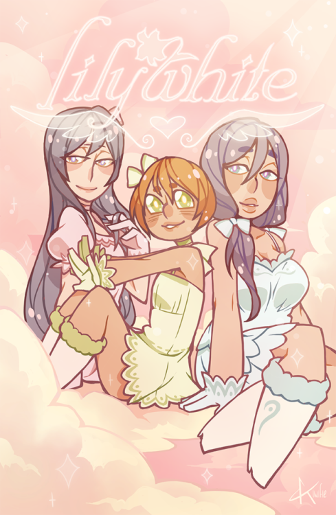 histerrier: had to draw a lily white print to go with the bibi one ~♬