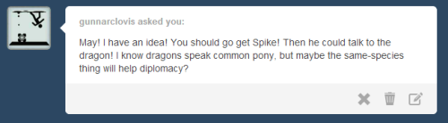 fromthedeskofmayormare:  Big frowny green pony.MAYOR MARE: There aren’t actually any laws that prevent ponies and dragons from marrying, we just sort of assumed that noone would even think of doing that. You’ll notice this is a running theme with