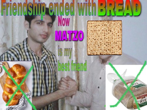 Chag Sameach![Image ID: “Friendship ended with MUDASIR / Now SALMAN is my best friend” m