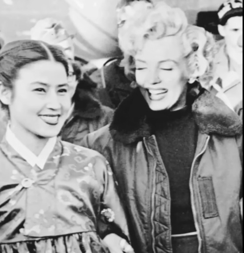 Marilyn Monroe in Korea, Feb.1954