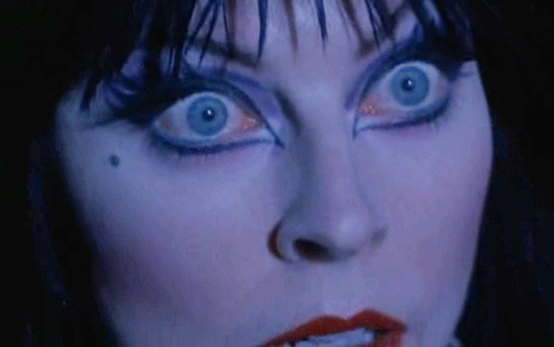 kateordie:  so-treu:  moresongsaboutbuildings:  thegentlemanwitch:  //Elvira//  LIFE GOALS  she was pretty awesome  She is STILL awesome  Soooooooo in love