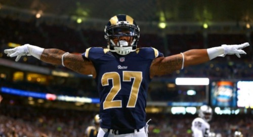 Tre Mason of the St. Louis Rams