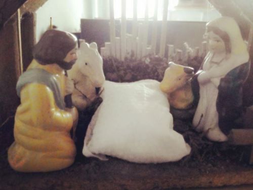 Mi pequeño nacimiento esperando la llegada del niño Jesus  #paz#amor#love#christmas#ve