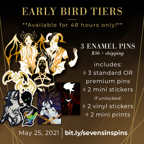 I can’t believe launch is TOMORROW already! Here are the last 3 early bird tiers that will be availa