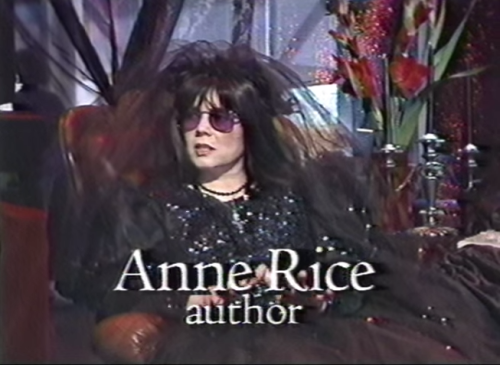 uzusanageyama: i watched this 1995 much music interview with anne rice last night at 3 am 