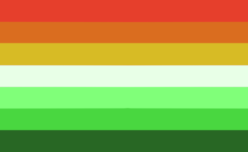 nilknarfs:Goblincore pride flagsLesbian, GayBi, transNonbinary