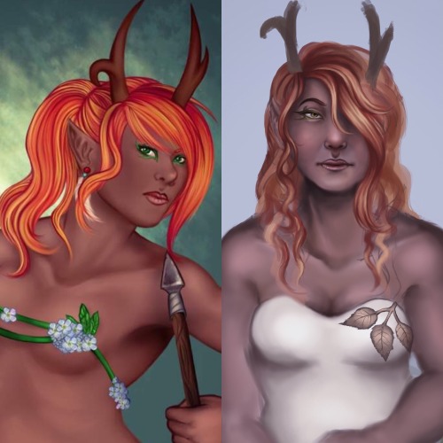Art from late February/early March compared to a December WIP. I think there&rsquo;s some improvemen