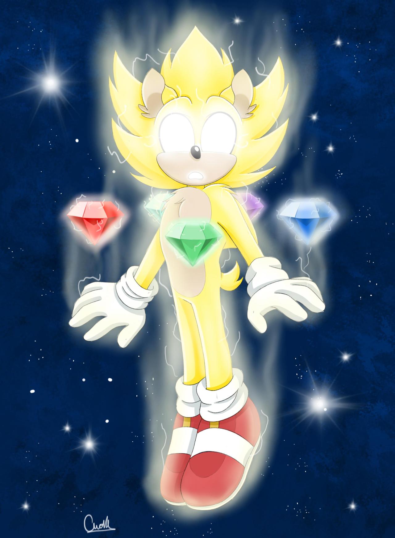 Super sonic 💛⚡  Sonic the movie, Sonic, Sonic fan art