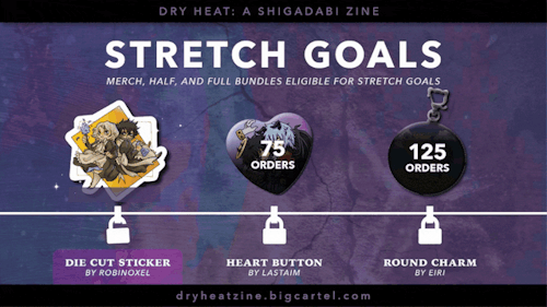dryheatzine:dryheatzine:☆Our first stretch goal has been unlocked! ☆The Die Cut Sticker by Robinoxel