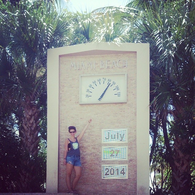 It’s getting hotter and hotter in #Miami #Southbeach (hier: South Beach, Miami)