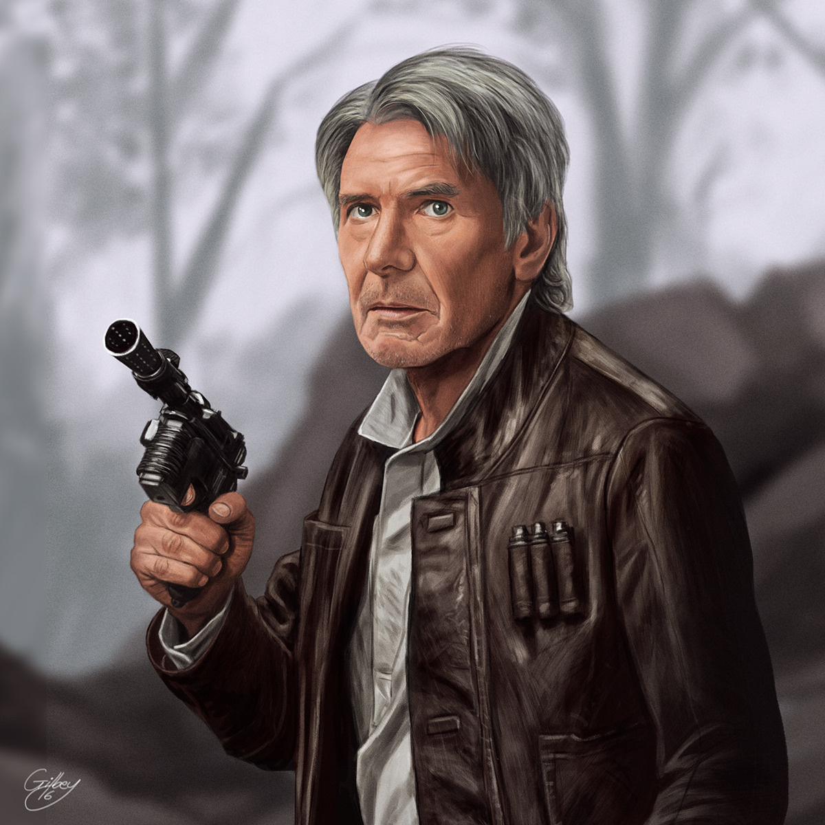 imthenic:  Star Wars: The Force Awakens Portraits by Sam Gilbey 