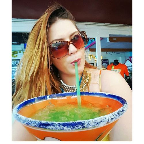 Few days late for National Margarita Day but I could not pass this up. I booked the cutest little hostel off the beaten path in San Miguel and somehow, after walking for hours, getting myself properly lost… Ended up drinking this giant margarita