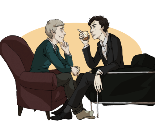 felixandria: [shows up like 3 weeks late with stag night fanart]