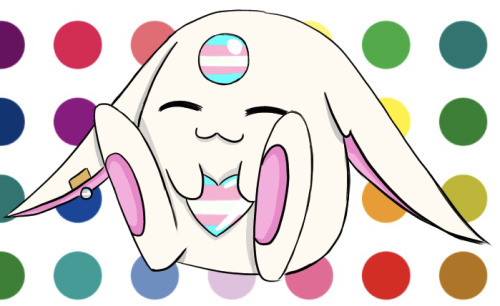 lilover131:Mokona thinks all love is beautiful and wants you to be proud of who you are! Happy Pride