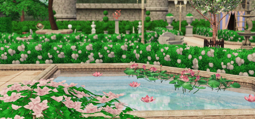 hazelpuff: Cudlow wip - Flowery Gardens of Williams Manor SWOON.