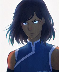 nymre:joining the korra bob hair party /o/