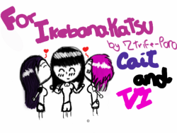 ztrife-poro:  For my friend ikebanakatsu Her and her otp Cait and Vi! I hope you like it  Awwww */////////////////////* thanks! u///////u