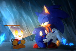 luniicookiezboom:  Hi There, Sonic Chao! by Baitong9194 