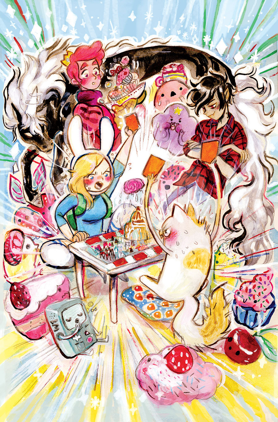 danibonbon:  My BOOM COMICS Fionna and Cake variant is out in September! So excited