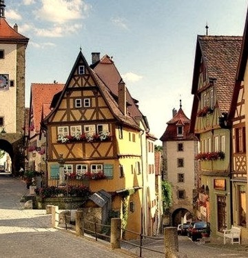 Scenic Village, Rothenburg, Germany 
