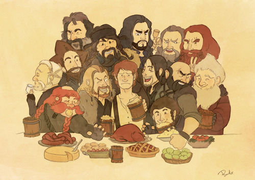 seadeepspaceontheside:C’mon Bilbo at least try to enjoy the party.