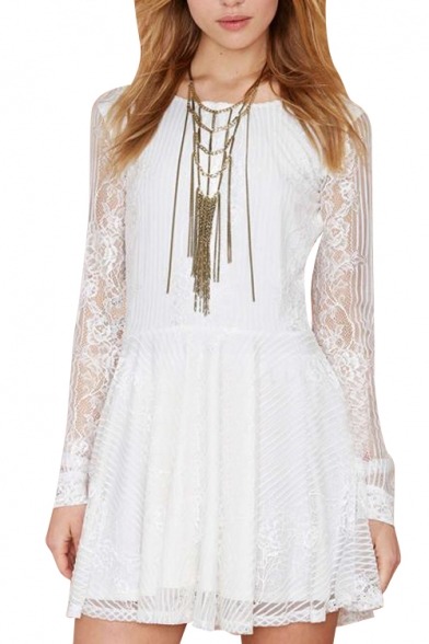 White lace dresses tumblr