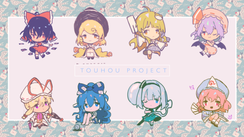 smol touhou(s)i don’t know what it’s for since i don’t go to con anymore but drawing these are fun! 