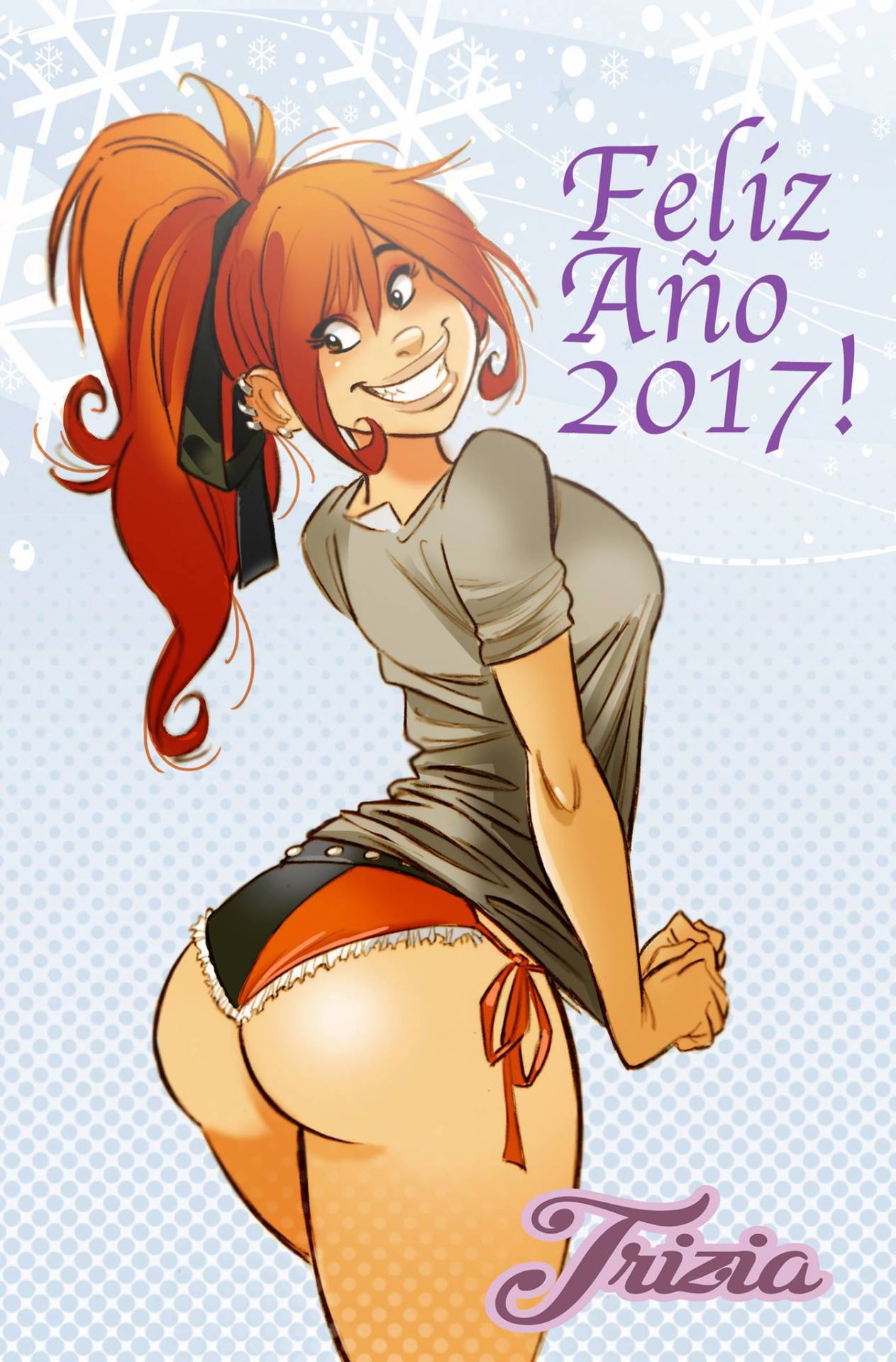 grimphantom2:   ck-blogs-stuff:   pinuparena:  By Perdo Perez  Dat Trizia =3   Happy