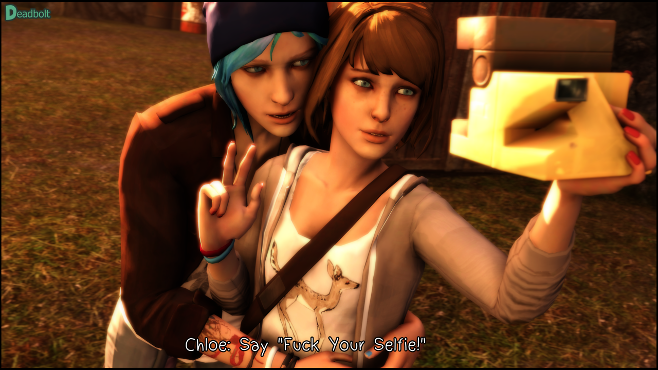 Just wanted to do something stupid cute. This is probably also a scene in the game