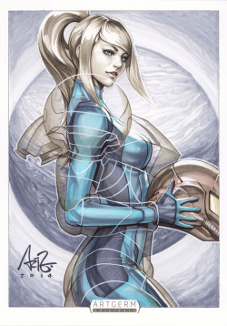 gameraboy:  Samus Aran Original Art by Artgerm